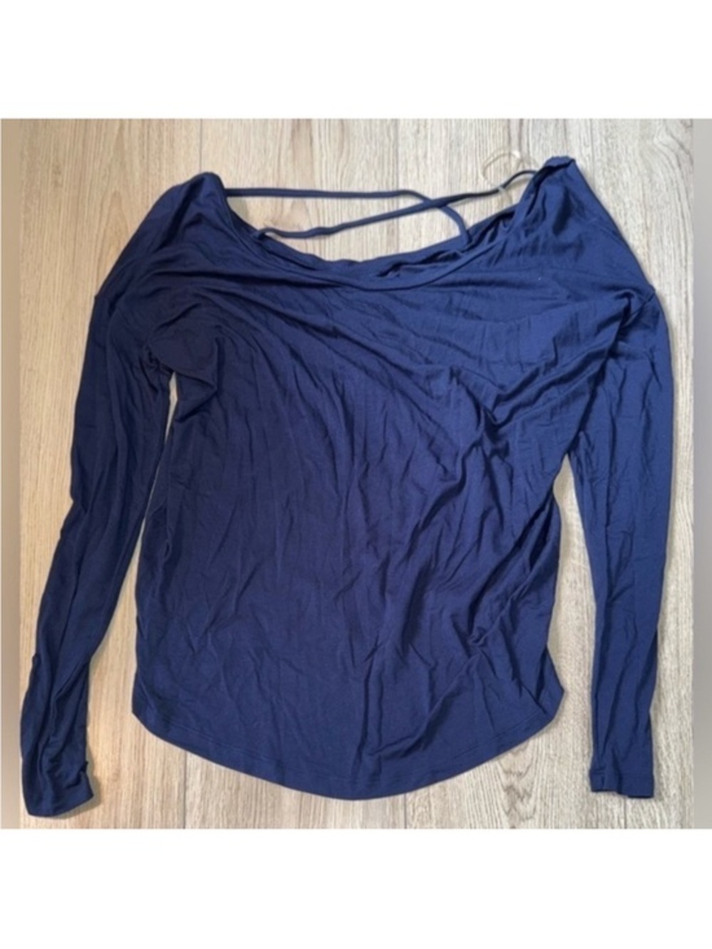 Victoria’s Secret pink navy blue long sleeve shirt top